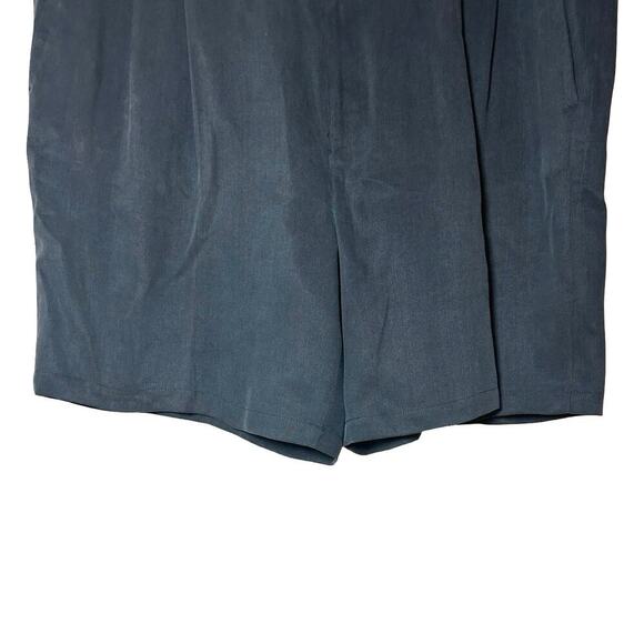 NWT Tori Richard Men’s Pleated Tencel Chino Shorts Dark Gray Size 42 - Picture 4 of 6